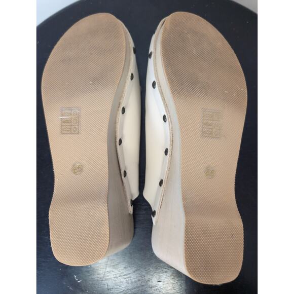 Kelsi Dagger studded lace up embellished platform clogs mules 8.5 - Picture 6 of 7